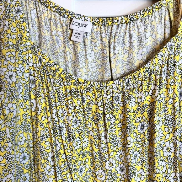 J. Crew Yellow Floral Maxi Dress - Picture 3 of 3